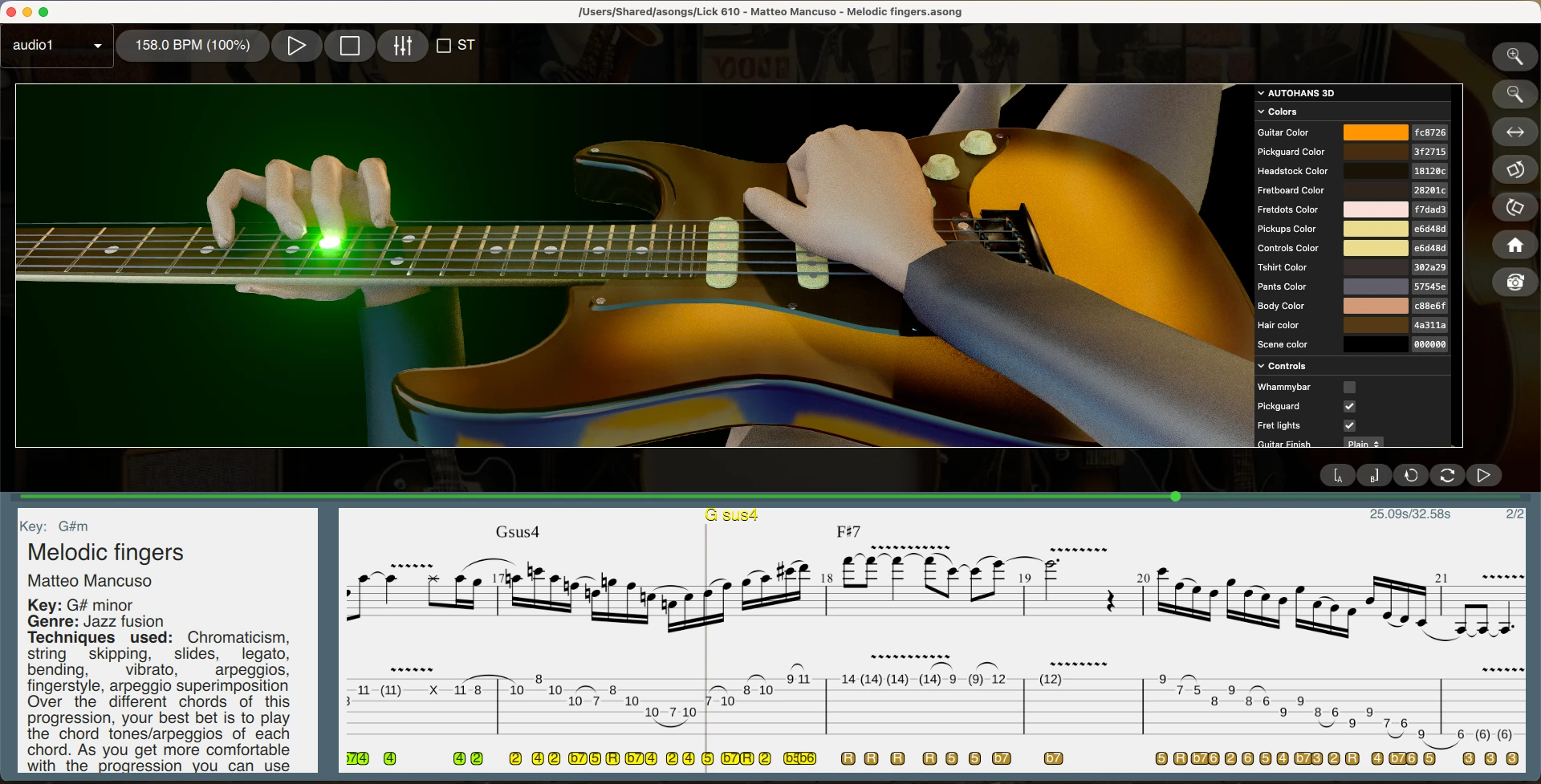 iPracticeMyMusic Software Interface